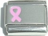 Any Name Personalised breast cancer charm - 9mm Italian charm